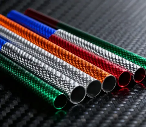 Colored Carbon Fiber Round Tube